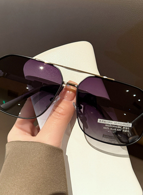 偏光太阳镜高颜值双梁高级感男士