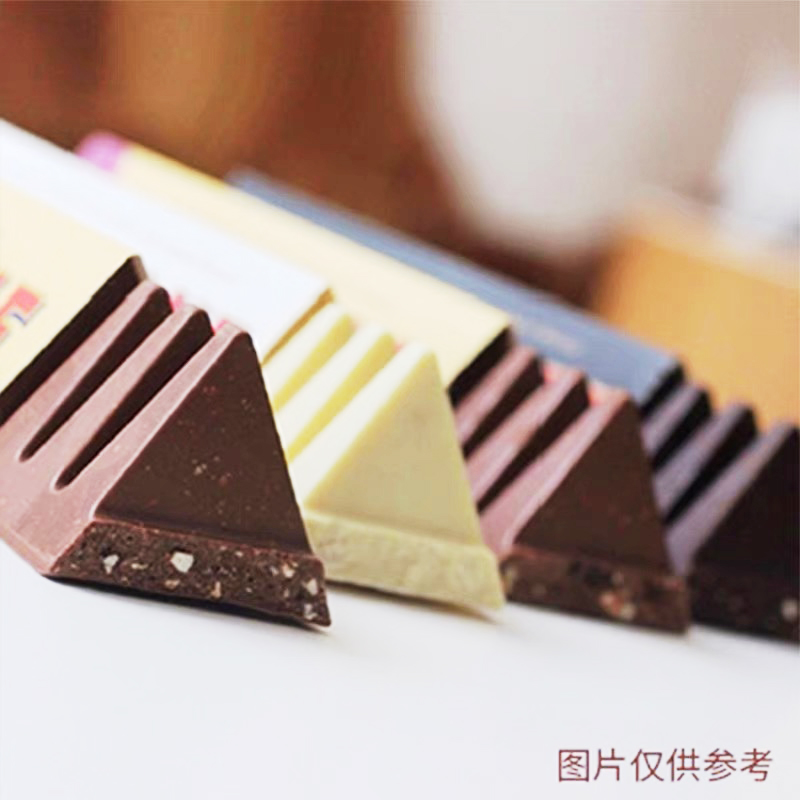 瑞士进口Toblerone三角牛奶黑巧克力100g含蜂蜜巴旦临期零食特价 - 图1