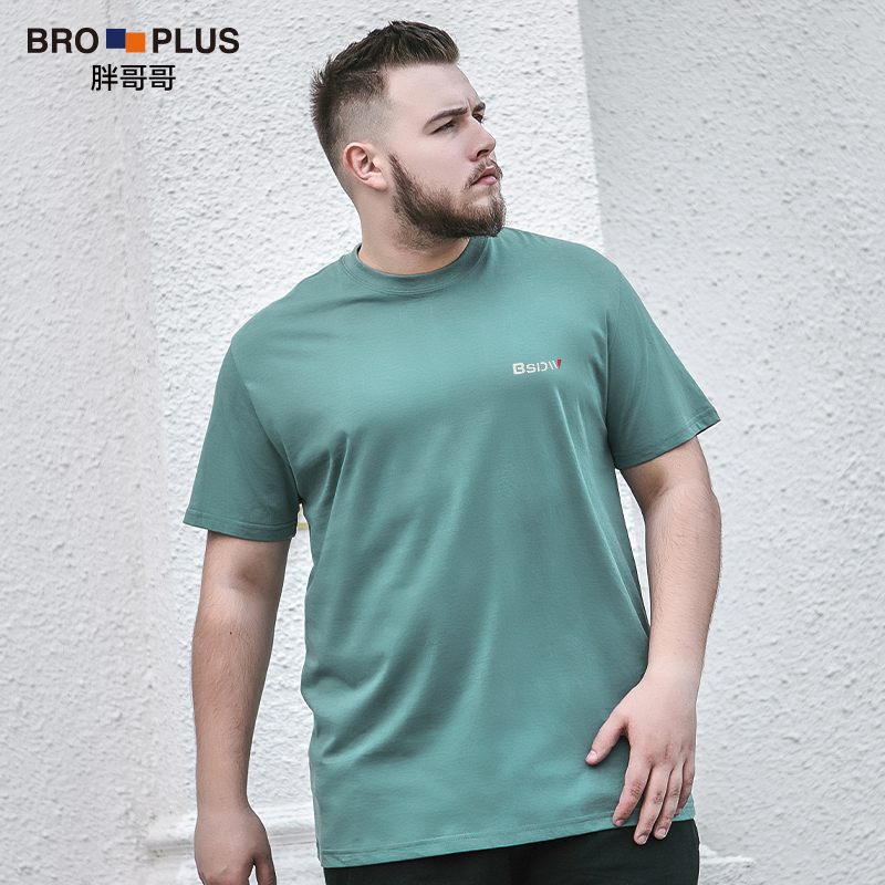 7XL6XL5XL4XL Big yards men's short sleeve T-shirt肥佬短袖t恤-图0