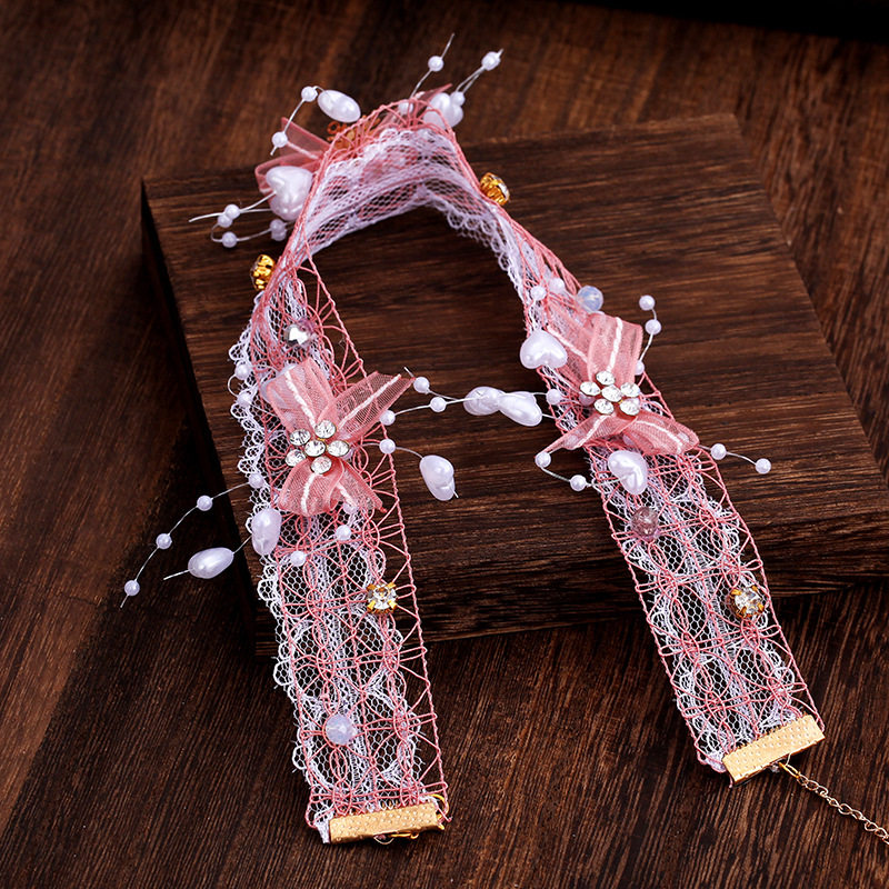 韩式森系花朵超仙美新款颈花项链 豆豆龙饰品项链