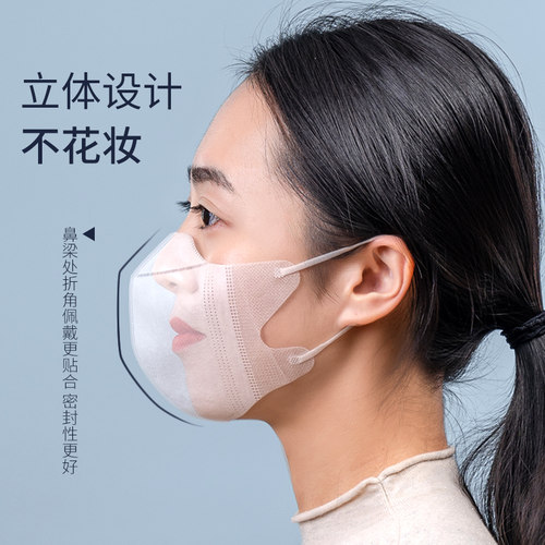 日本爱丽思3d超立体iris口罩女高颜值爱丽丝口罩成人夏季薄款透气 - 图1