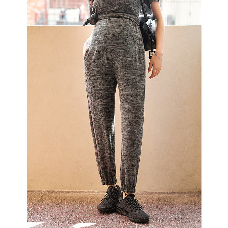 孕妇阔腿裤夏季外穿九分孕妇裤子 竺诗孕妇直筒裤