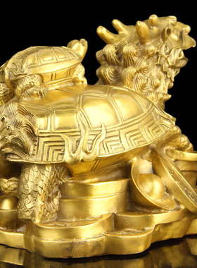 厘米龙龟礼品开业摆件