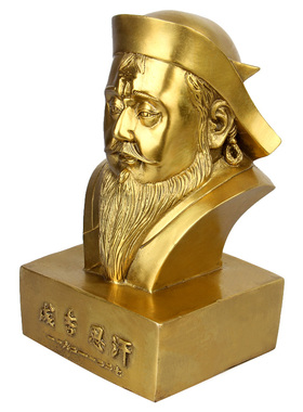 成吉思汗铜器工艺品人物雕塑