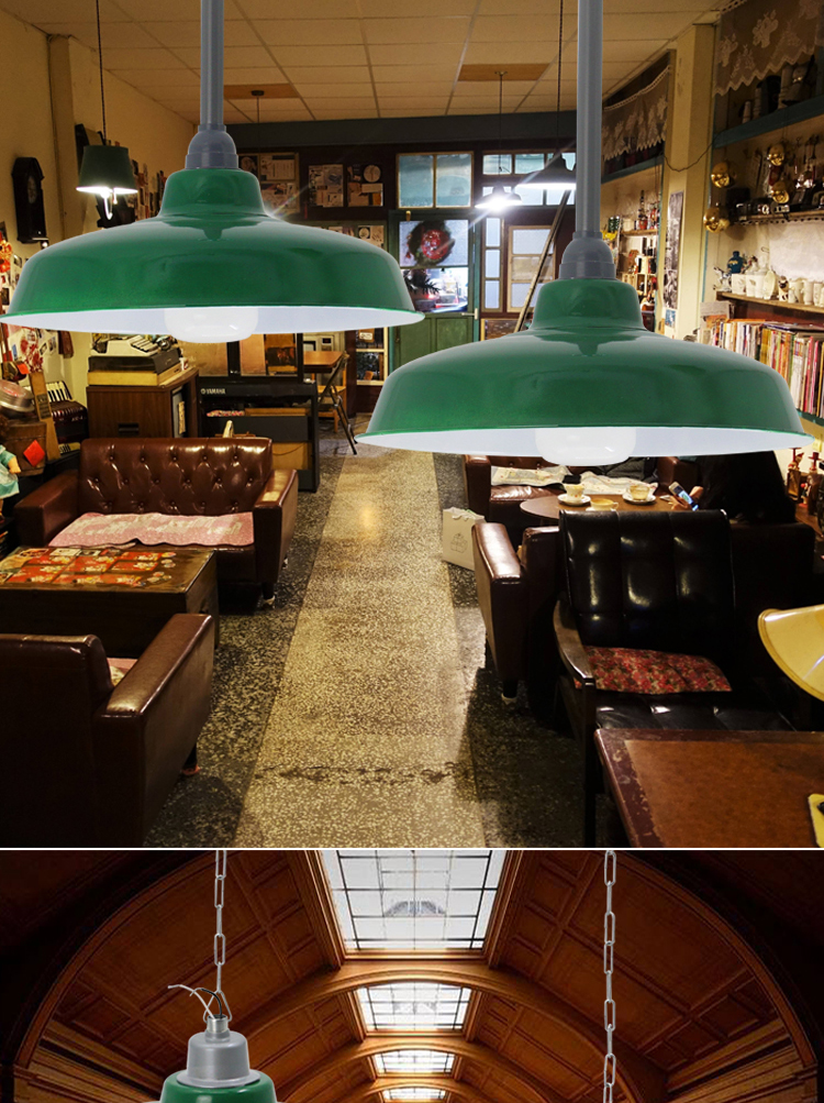 户外防雨老式复古仿搪瓷灯罩马路弯灯伞工矿吊灯墙壁门口怀旧军绿,淘宝优惠券,粉丝福利购,淘宝优惠卷