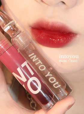 intoyou女主角马利联名唇泥水感水雾唇釉w08口红唇蜜官方旗舰店