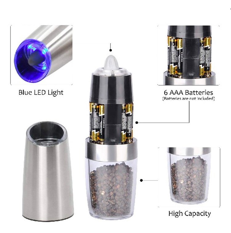 Automatic Mill Pepper and Salt Grinder Kitchen Tools - 图1