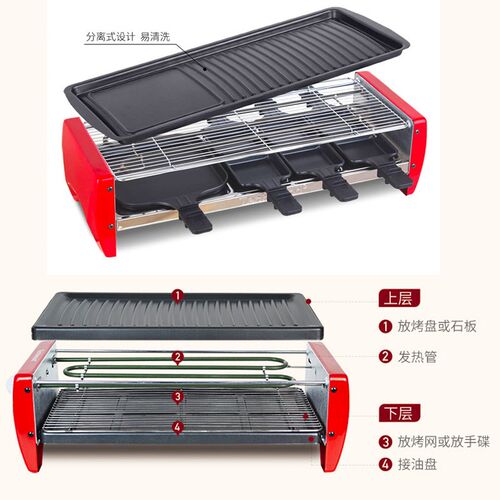 电烤炉无烟烧烤炉Electric Grill/Griddle Barbecue Roasting bbq - 图0