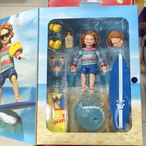 NECA鬼娃回魂冲浪鬼娃炫酷人偶关节可动盒装手办模型现货国产动漫 - 图1