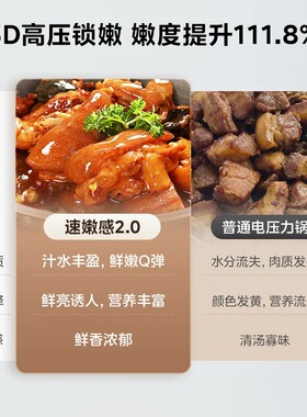 美的IH电压力锅家用大容量高压锅