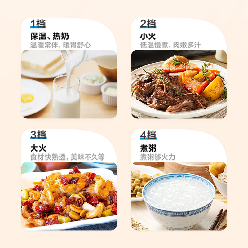 美的小型家用多功能小宿舍煮面锅 美的生活电器电煮锅