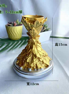 新款原装动物羽毛雕花树脂摆件 水晶球原石玉石底座 居家工艺品