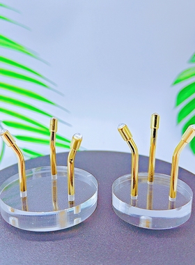 透明圆形亚克力水晶球摆件精美底座玻璃球架球形支架简约现代客厅