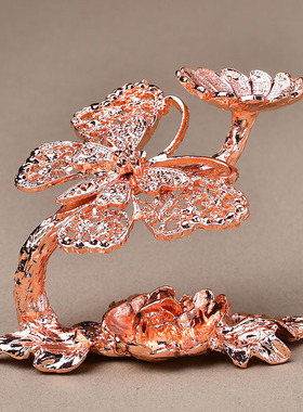 合金开业新款上市蝶恋花座陶瓷球底座底托置物架球架金属球托支架