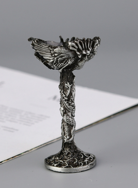 合金开业新款上市电镀盘龙凤杯球底座底托置物架球金属球托支架