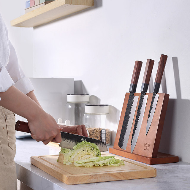 Sixiro magnetic absorption multifunctional knife holder