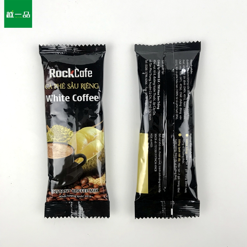 越南进口越贡Rock Cafe椰子味/榴莲味白咖啡600g速溶三合一咖啡-图3