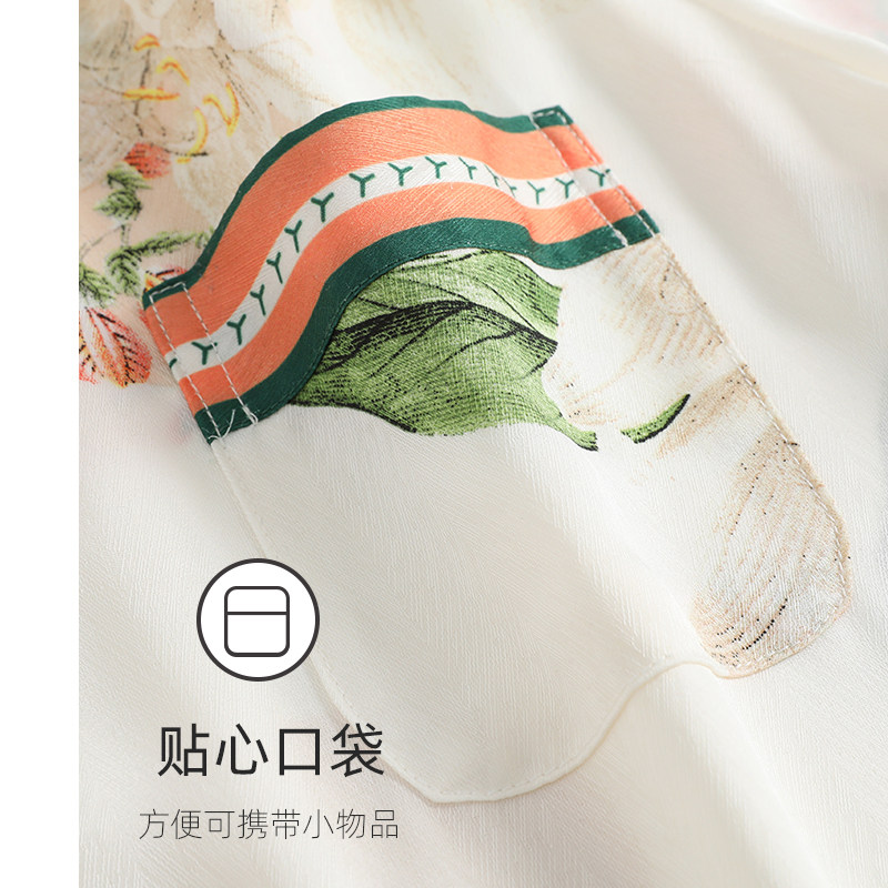 春秋冰丝长袖2022年新款高级感睡衣 邦朵睡衣/家居服套装