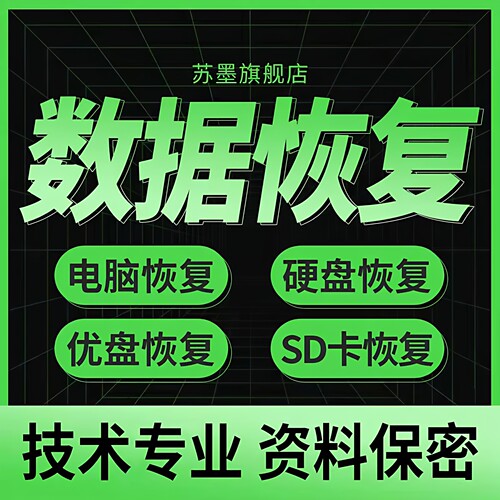 电脑固态移动硬盘数据恢复服务U盘相机内存sd卡误删文件远程修复 - 图1