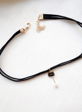 other/其他丝绒锁骨链女颈链