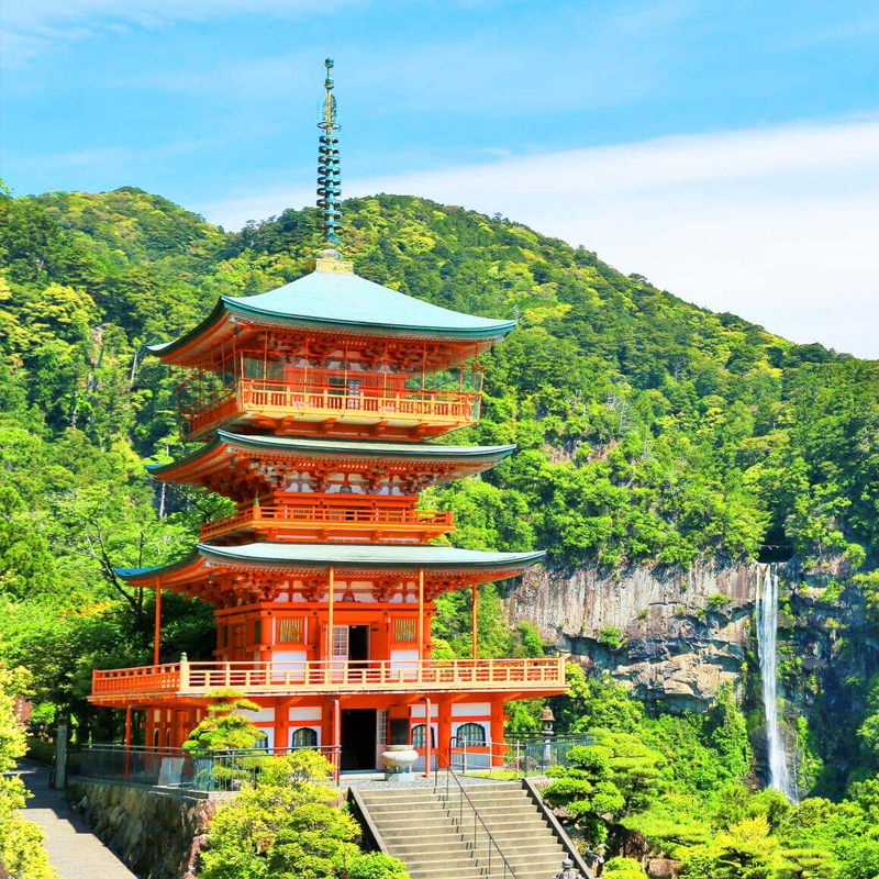 Easygo日本旅游名古屋出发熊野古道世遗那智瀑布青岸渡寺一日游-图0