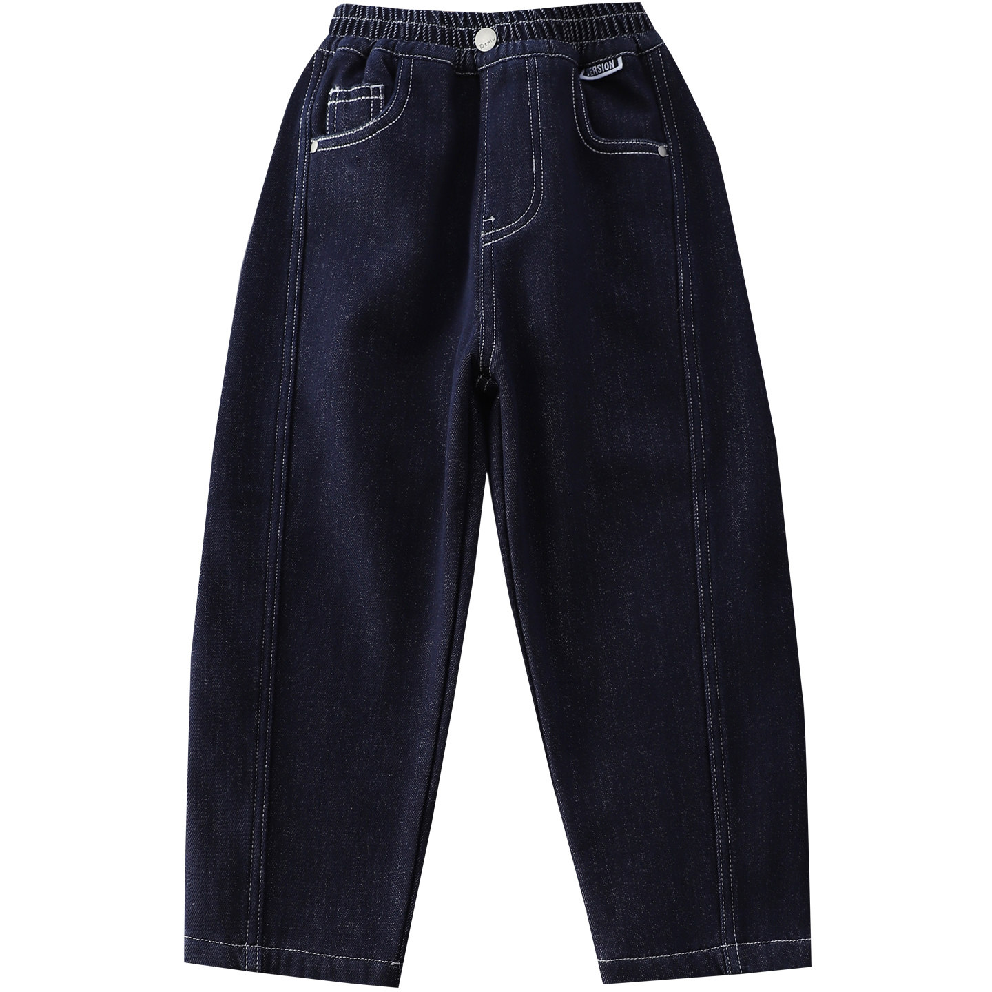 男童帅气百搭一体绒原色牛仔裤2025冬季儿童长裤中大童保暖冬棉裤,淘宝优惠券,粉丝福利购,淘宝优惠卷