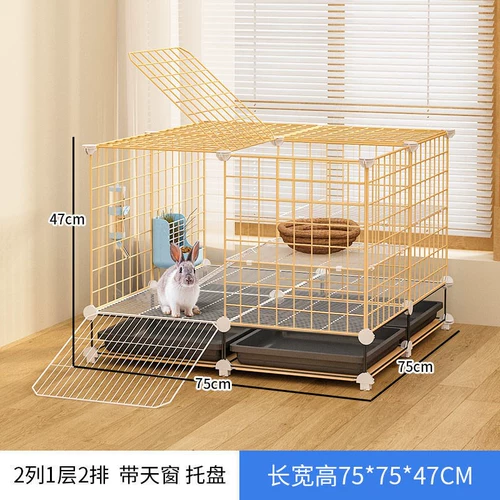 Дом кролика в клетке использует голландские дома из свинины и мыши с большими виллами с подносовыми поставками гнездоров кролика для предотвращения мочи
