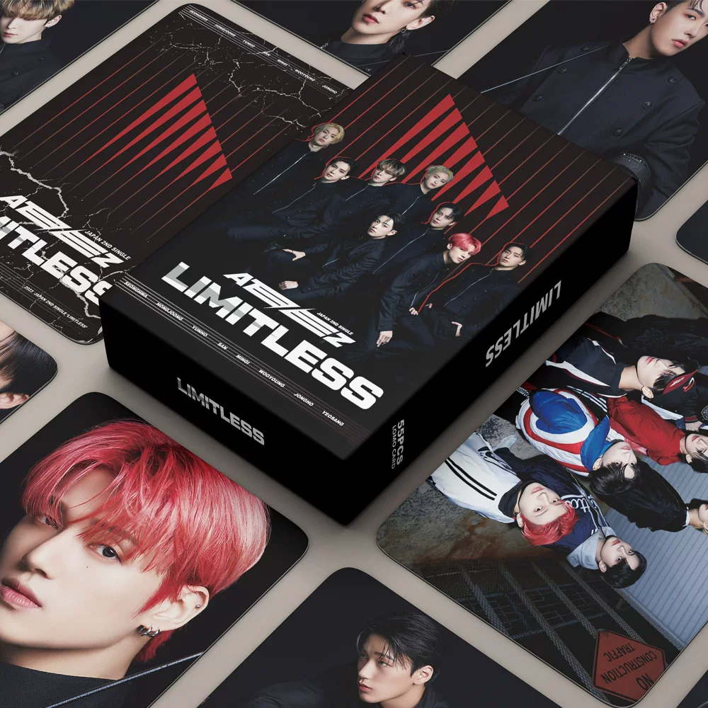 Корейский стрим ATeez Япония второй сингл Безграничный Возвращение к карточке альбома 55 LOMO Card