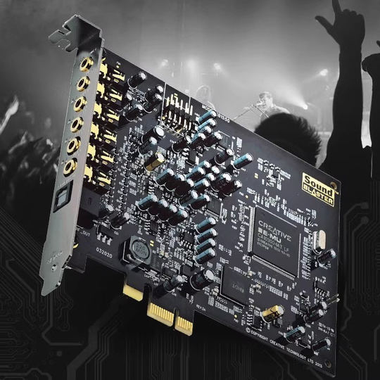Innovative A5 upgraded version RX SB1550 sound card 7.1 built-in independent PCIE singing karaoke small card slot live game