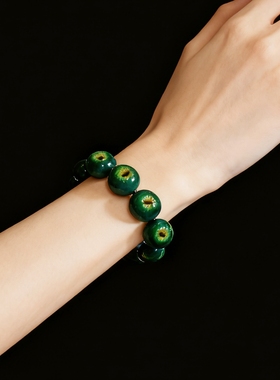 克苏鲁末影之眼血腥眼球眼珠手链仿真血丝眼球手串