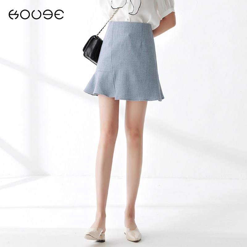 不规则女夏2020新款高腰半身裙 蔻戈半身裙