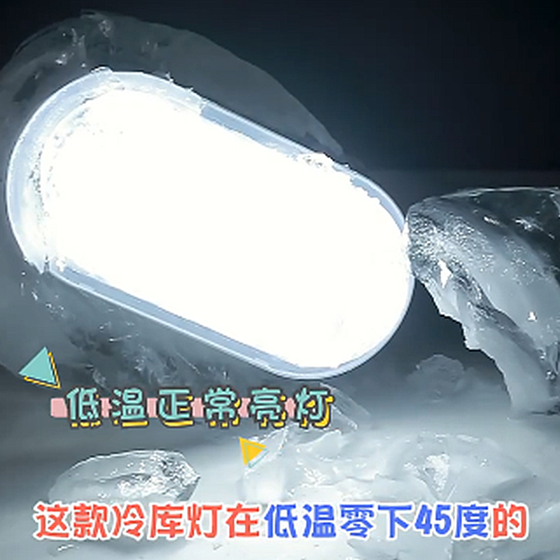 led冷库专用灯防水防潮防爆低温冻库冰库照明灯冷柜卫生间三防灯 - 图2