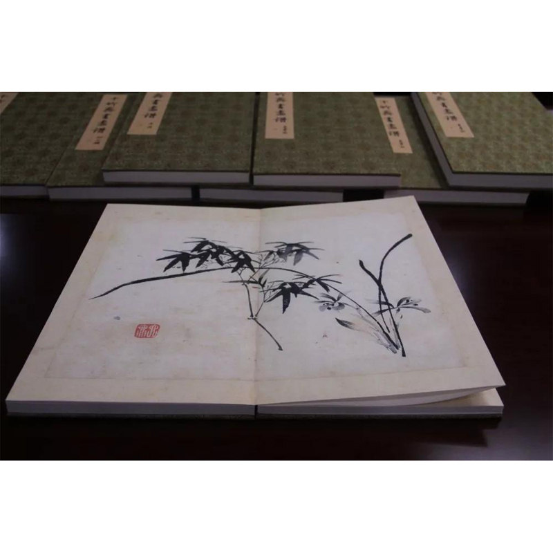 十竹斋书画谱收录180幅画+140件书法作品赵孟頫米芾唐寅等书画临摹鉴赏书画谱翎毛谱兰谱竹谱梅谱石谱绘画版画艺术赏析西泠印社_虎窝淘