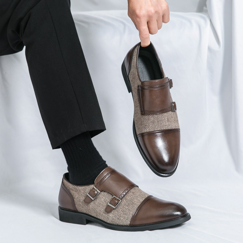 透气休闲皮鞋男士商务一脚蹬休闲男鞋橡胶底百塔豆豆鞋男,淘宝优惠券,粉丝福利购,淘宝优惠卷