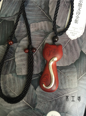 原创手工文艺风挂饰长款毛衣链