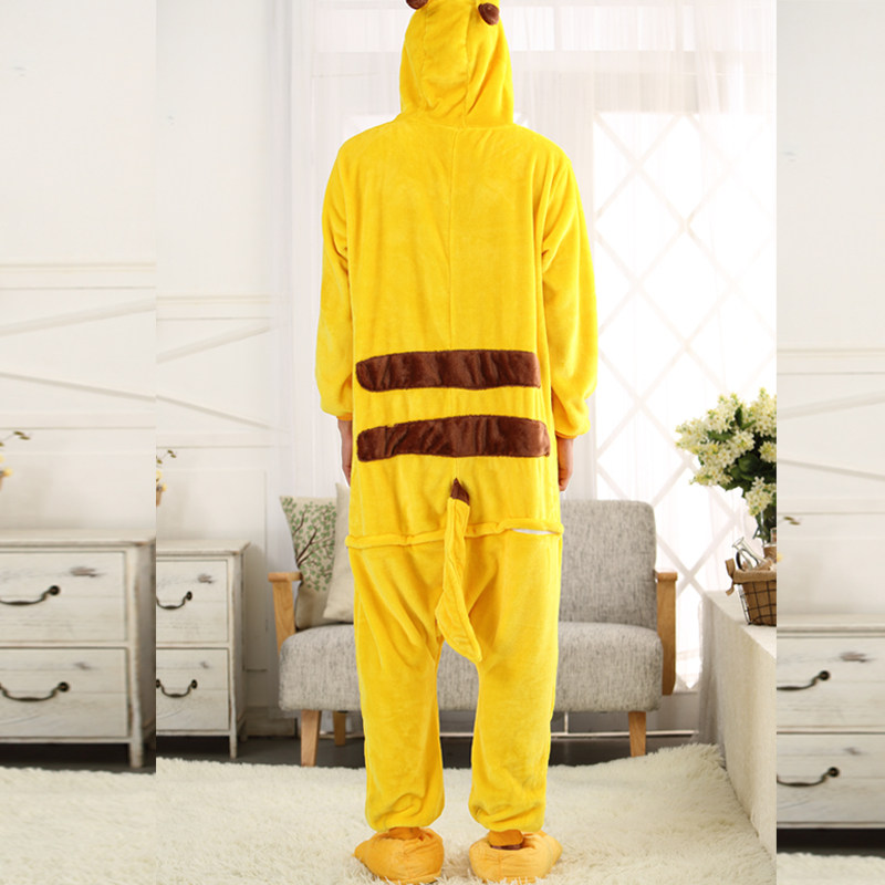 卡通连体秋冬恐龙皮卡丘成人睡衣 爱梦语睡衣/家居服套装