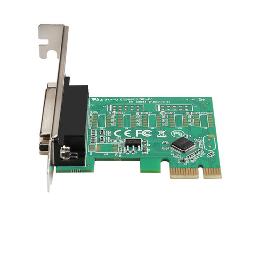 DIEWU PCIe并口卡 pci-e转并口卡25针打印机接口转接卡LPT扩展卡 - 图2