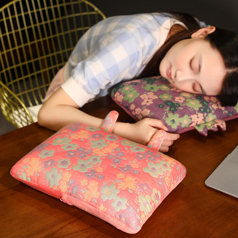 三层纱午睡小号枕头午休枕学生睡觉神器办公室桌上趴睡枕靠垫抱枕,淘宝优惠券,粉丝福利购,淘宝优惠卷