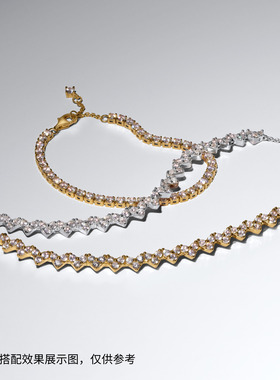 Pandora潘多拉三心重奏手链金色银色经典对称优雅