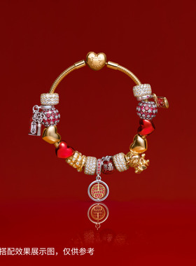 [新品]Pandora潘多拉幸运福袋手链套装红绳招财猫红色新年礼物