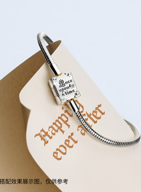 [新品]Pandora潘多拉DisneyxPandora公主故事书合成钻石蛇骨手链