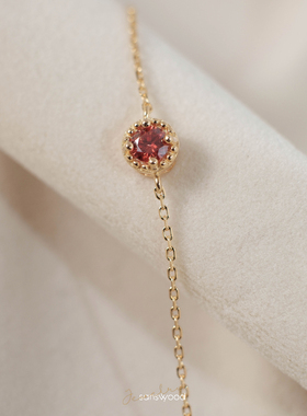 sanswood原创设计蔷薇纯银手链