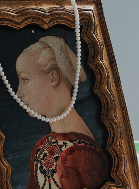 原创设计颗粒天然淡水珍珠项链女