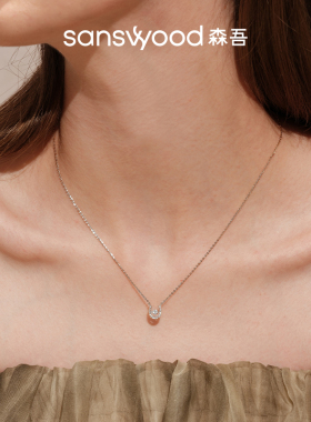 森吾《宝莉》马蹄莫桑钻项链