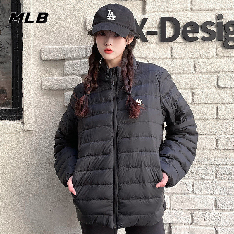 MLB官方羽绒服外套男女2024春季新款轻薄纽约洋基棉羽NY潮流夹克_虎窝淘