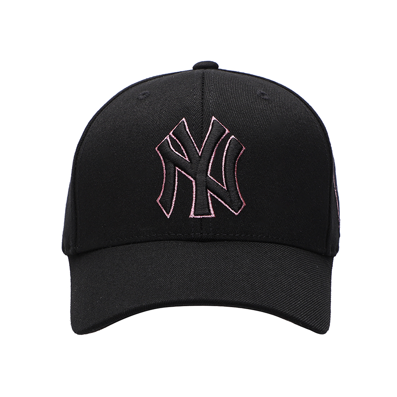 MLB棒球帽运动帽男女NY情侣遮阳黑色刺绣休闲帽鸭舌帽3ACP8501N - 图3