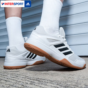 阿迪达斯羽毛球鞋男鞋女款鞋子新款专业运动鞋官方正品男士网球鞋
