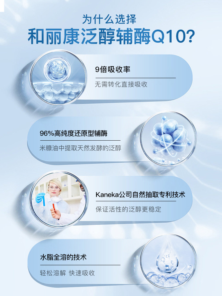 辅酶q10还原型心脏保健品素软胶囊 阿里健康大药房海外店辅酶Q10