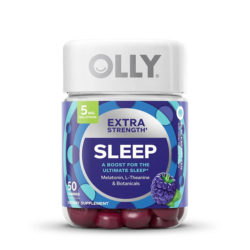 olly深度睡眠安瓶50粒美国睡眠软糖 阿里健康大药房海外店褪黑素/松果体素