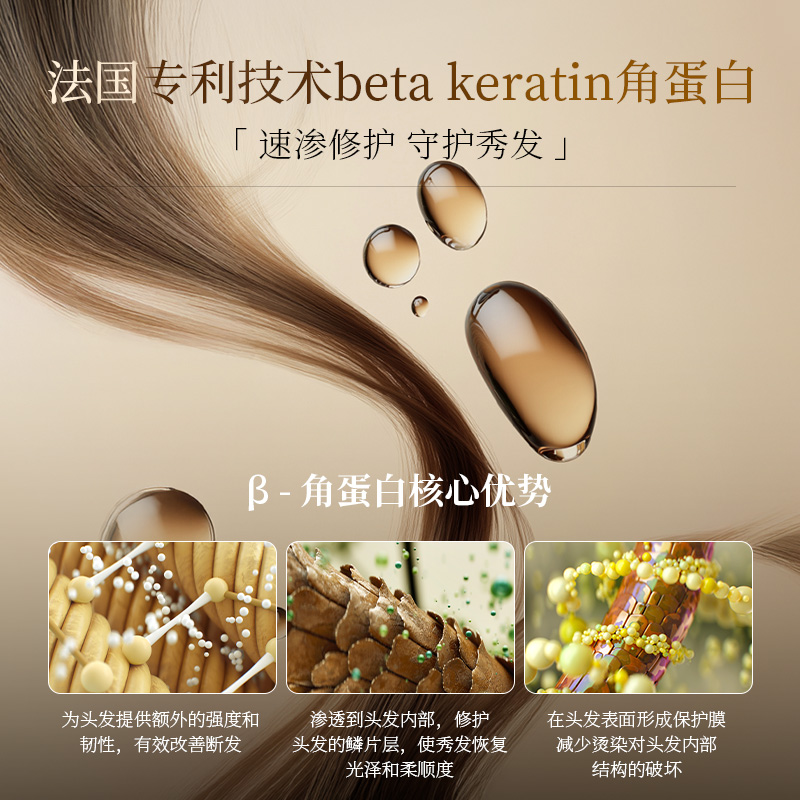 进口护发素改善毛躁柔顺顺滑干枯女正品官方品牌持久留香控油蓬松 - 图3